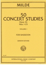 Volume I, Nos. 1-25 (KOVAR) 50 Concert Studies, Opus 26