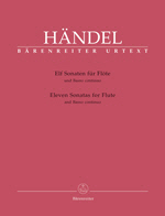 Handel: Eleven Sonatas for Flute and Basso continuo