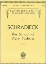Schradieck : School of Violin Technics - Book 1