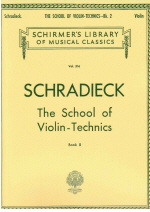 Schradieck : School of Violin Technics - Book 2