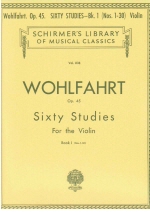 Wohlfahrt : 60 Studies, Op. 45 - Book 1