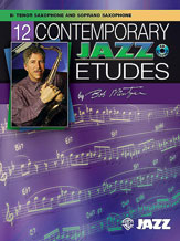 12 Contemporary Jazz Etudes for Bass Clef