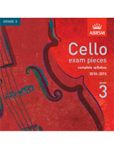 Cello 시험곡 CD from 2010 to 2015. Exam 3
