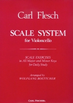Carl Flesch : Scale System for Cello