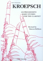 Kroepsch : 416 Progressive Daily Studies for the Clarinet-Bk. II (183 Exercises)