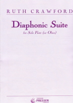 Seeger : Diaphonic Suite For Solo Flute Or Oboe