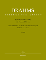 Brahms: Sonatas in F minor and E-flat major for Viola and Piano op. 120