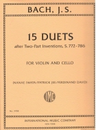 15 Duets after Two-Part Inventions, S. 772-786 (JEE, Patrick, IWATA, Nanae)