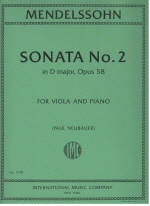 Sonata No. 2 in D major, Op. 58 (NEUBAUER, Paul)
