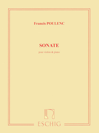Poulenc : Sonate for Violin and Piano
